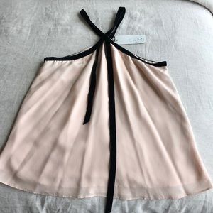 Cami NYC in blush with black trim